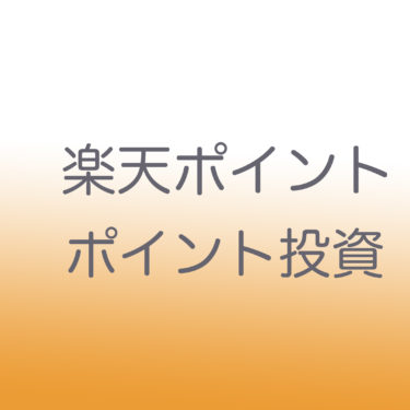 【ポイ活】楽天ポイントで投資＃2　投資商品の追加購入